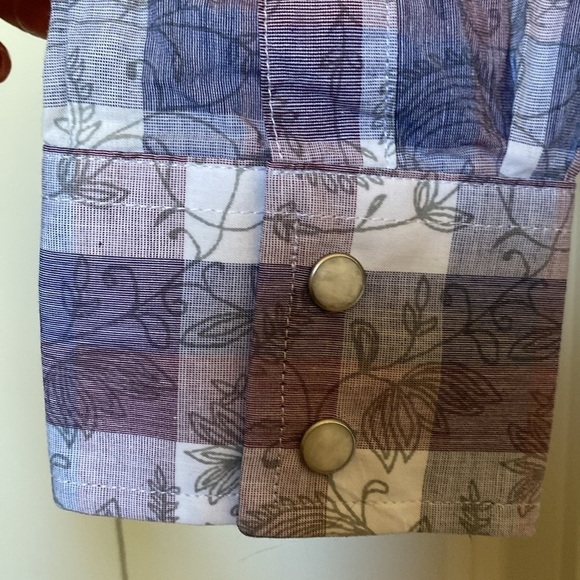 Wrangler button down Western shirt Women’s S Pearl Snap Coastal Cowgirl Rodeo - Picture 8 of 13